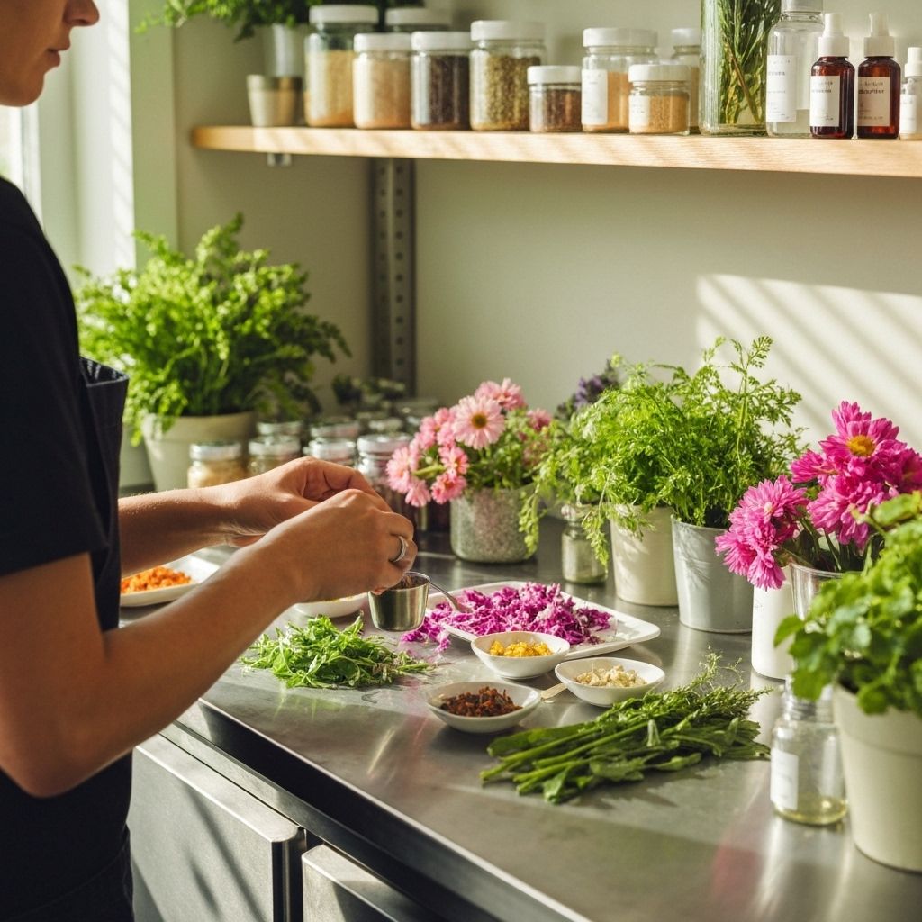 Preparing organic ingredients